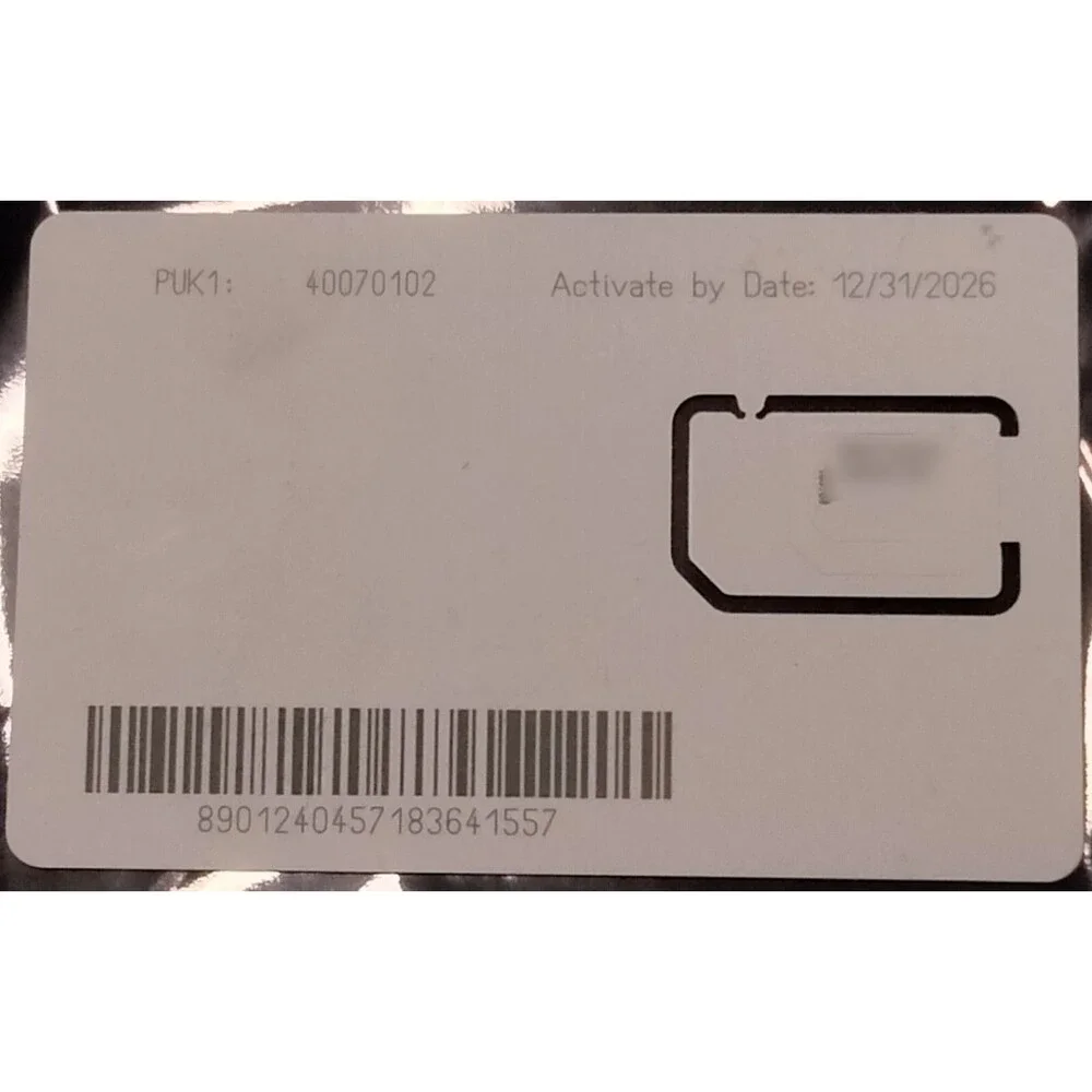 Blank 4G LTE WCDMA GSM SIM Card Nano Micro Mini for T-Mobile Never Activated